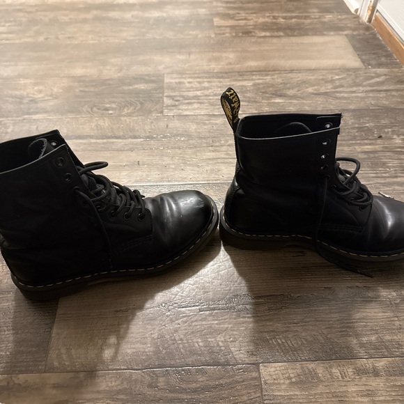 Dr. Martens Shoes - Dr. Martens Black Lace Up Boots